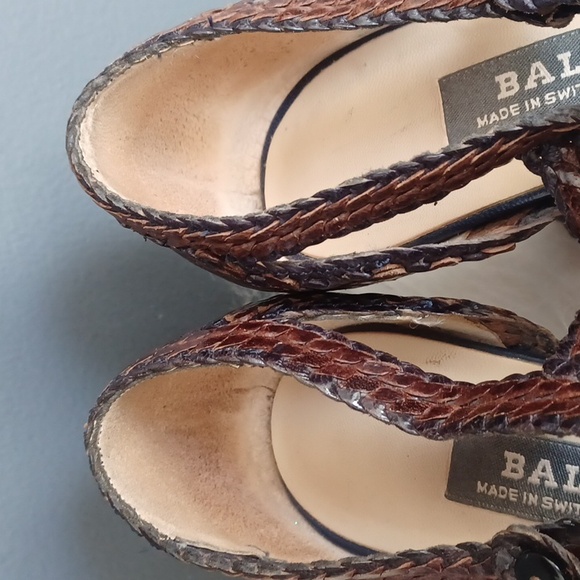 Vintage  Bally leather  shoes - Picture 5 of 16